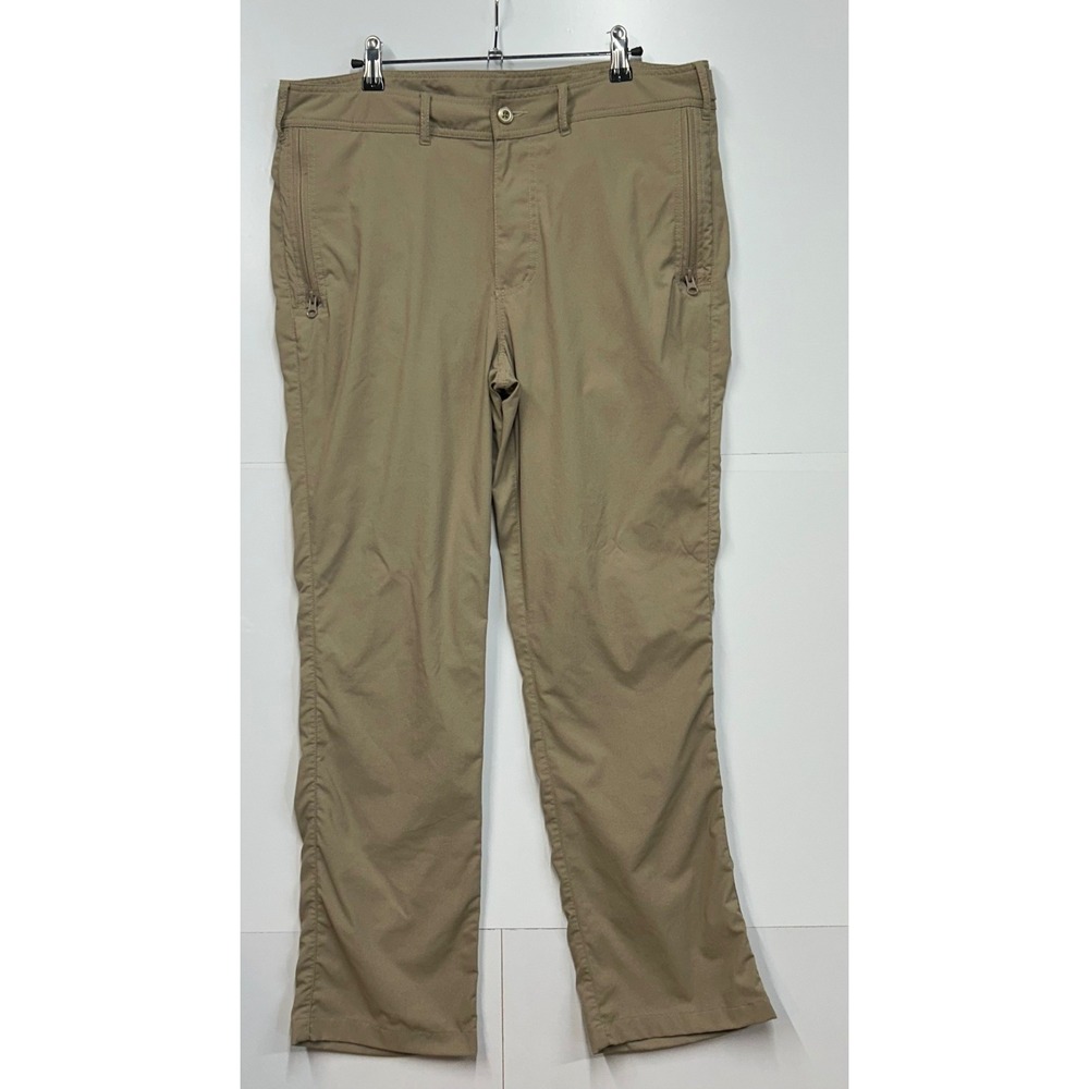 Clothing Arts P^cubed Pick-Pocket Proof Travel Pants Mens 34x30 Tan Nylon